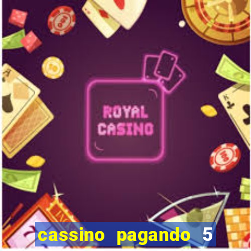 cassino pagando 5 reais no cadastro